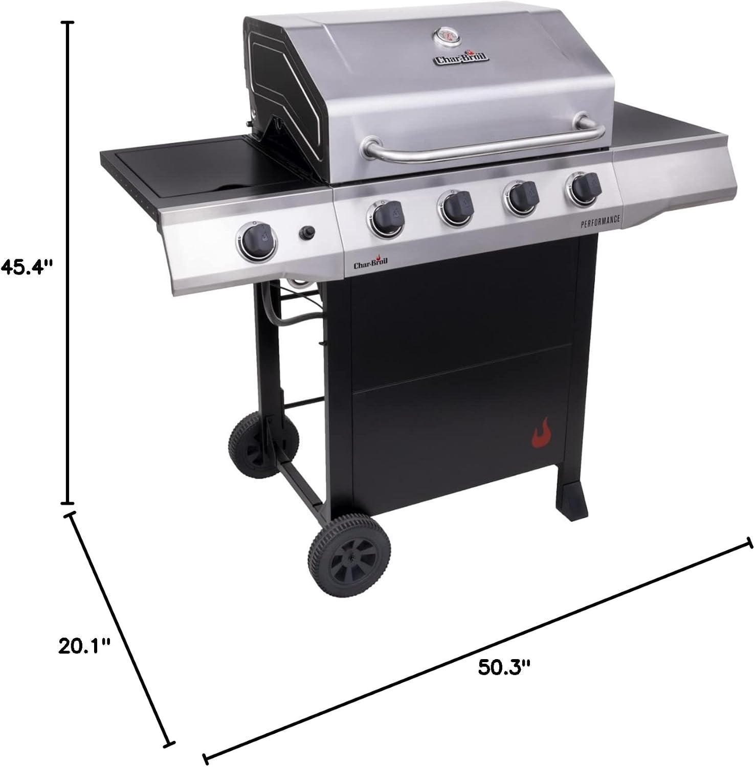 Char-Broil Performance 4-Burner Cart-Style Propane Gas Grill