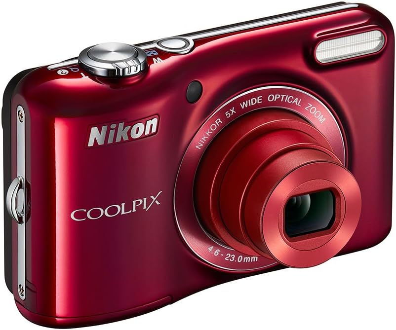 Nikon COOLPIX L28 20.1 MP Digital Camera with 5x Zoom (Red)