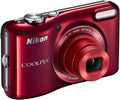 Nikon COOLPIX L28 20.1 MP Digital Camera with 5x Zoom (Red)