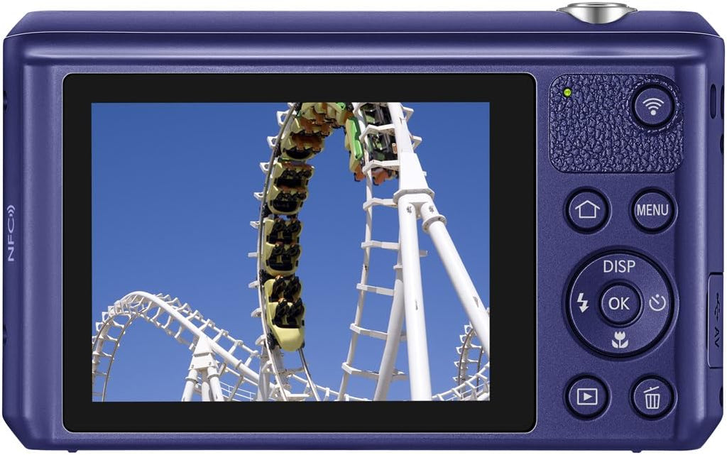 Samsung WB35F 16.2MP Smart WiFi & NFC Digital Camera with 12x Optical Zoom and 2.7' LCD (Plum)