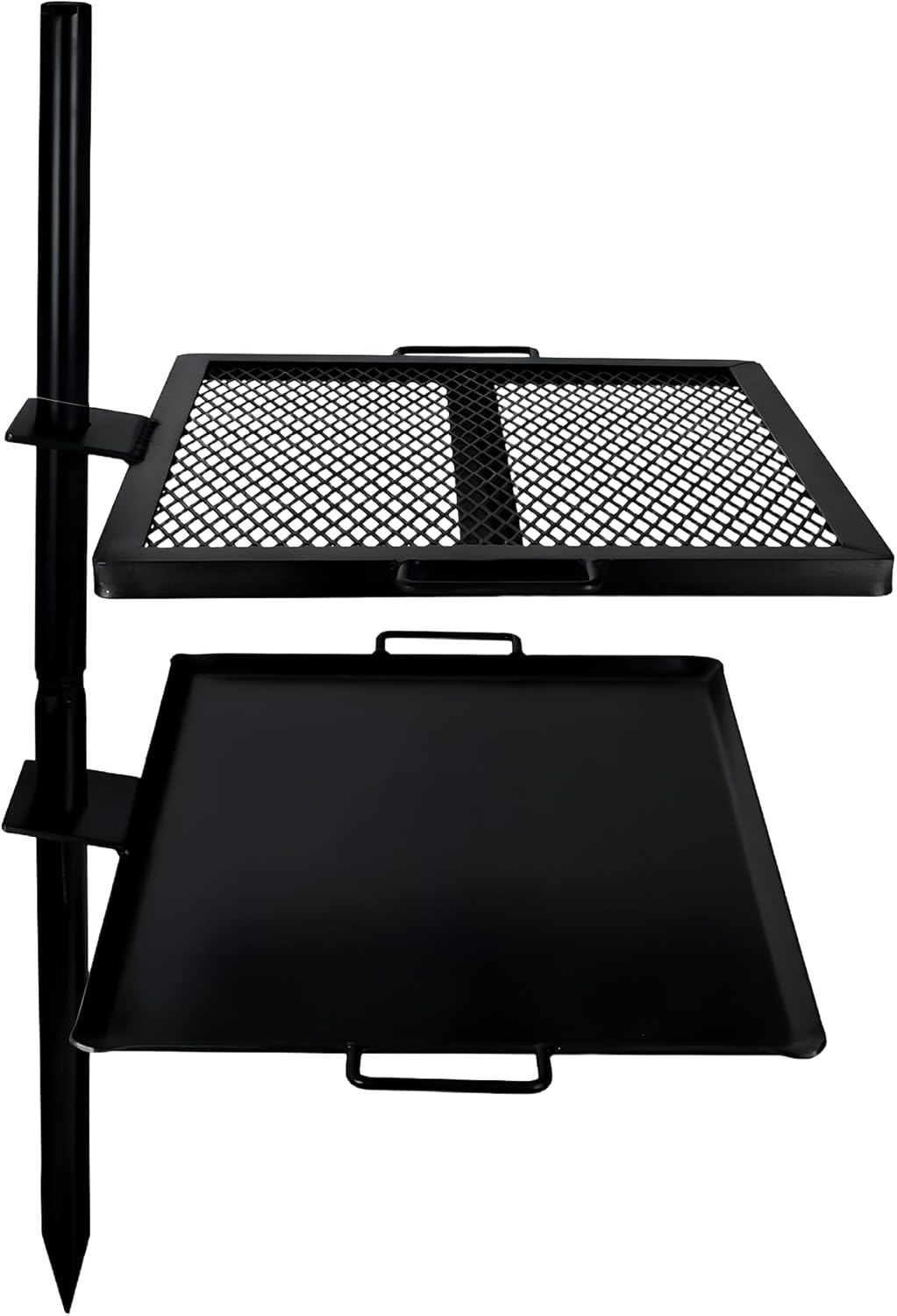 GameMaker Open Fire Cooking Grill – Portable Campfire Grill for Open Flame Cooking, Firepits, Outdoor Fire Rings & Camping – Heavy-Duty, Easy Setup & Adjustable Height