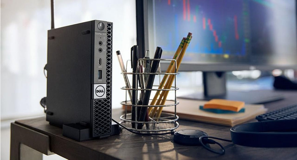 Dell OptiPlex 7070 Micro Form Factor (MFF) Desktop, Intel Core i5-9500T, 8GB RAM, 256GB SSD, Intel UHD Graphics 630, Windows 10 Pro (Renewed)
