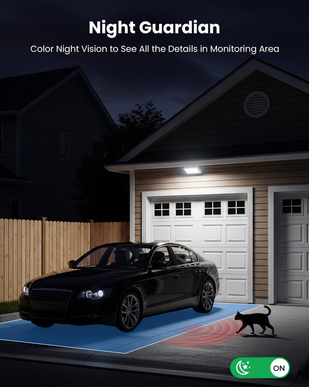 VIZIUUY Solar Security Cameras Wireless Outdoor 4 Pack, 3MP Security Cameras Wireless Outdoor, Pan Tilt 360°WiFi Camera with Color Night Vision/PIR Sensor/2-Way Audio/Alexa