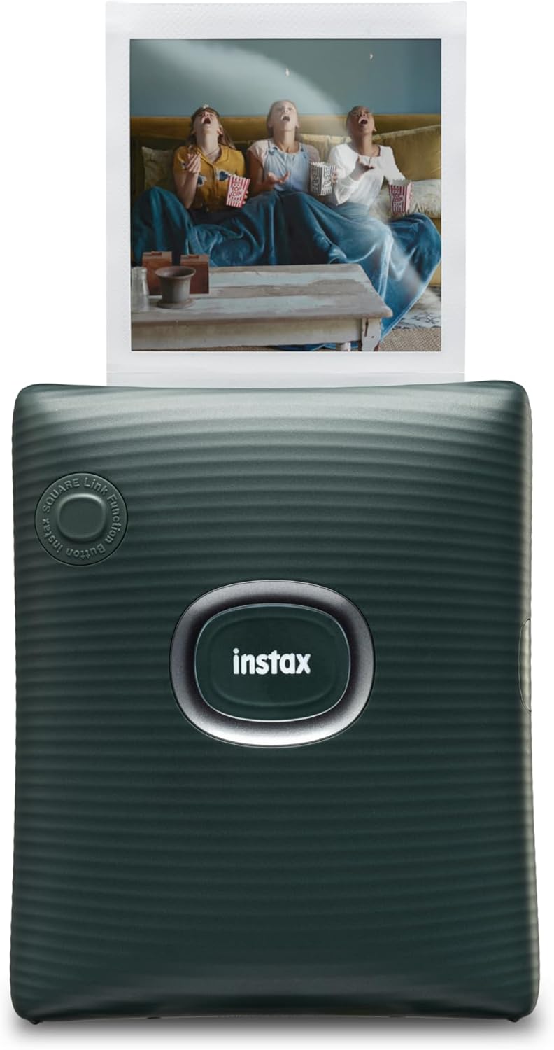 Fujifilm Instax Square Link Smartphone Printer - Midnight Green