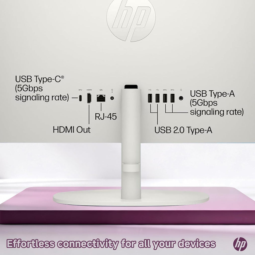 HP All in One Desktop Computer, 21.5' FHD Anti-Glare Display, Intel Celeron J4025 Processor, 32 GB RAM, 2 TB SSD, Intel UHD Graphics, Wi-Fi 6, Webcam, Wired KB & Mouse, Windows 11 Pro, w/Accessories