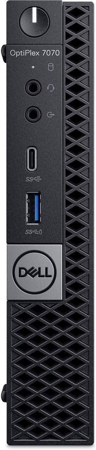 Dell OptiPlex 7070 Micro Form Factor (MFF) Desktop, Intel Core i5-9500T, 8GB RAM, 256GB SSD, Intel UHD Graphics 630, Windows 10 Pro (Renewed)
