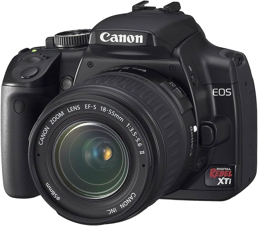 Canon Rebel XTi DSLR Camera with EF-S 18-55mm f/3.5-5.6 Lens (OLD MODEL)