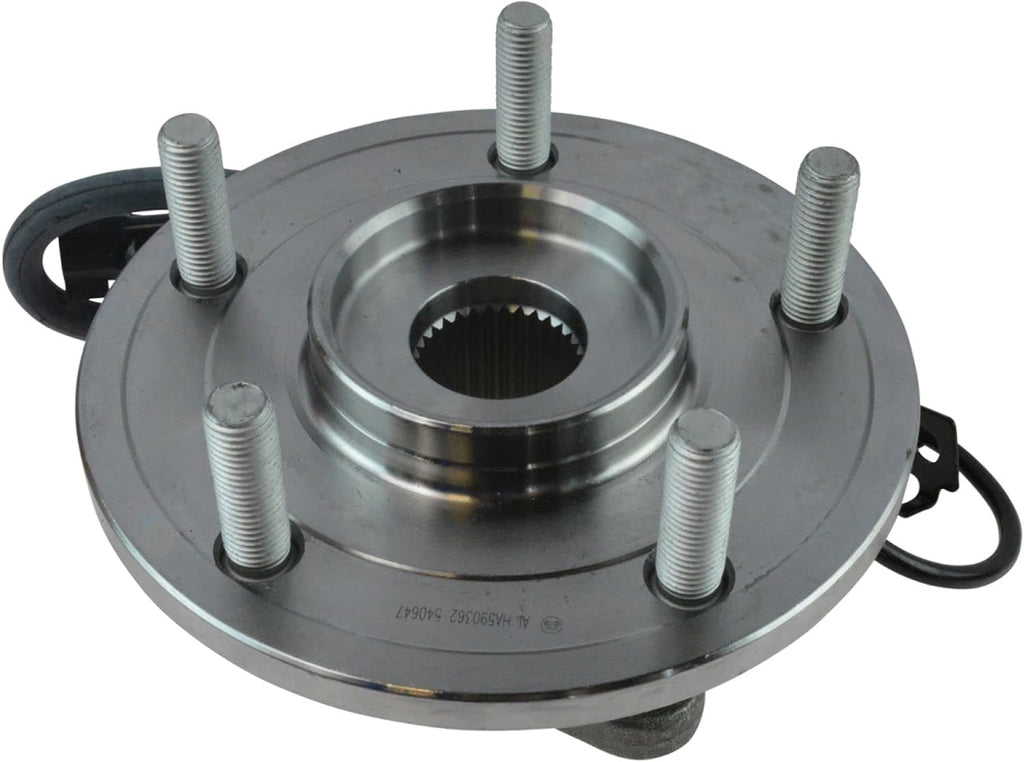 TRQ Front and Rear Wheel Bearing and Hub Assembly Set 4 Piece Compatible with 2009-2020 Dodge Journey