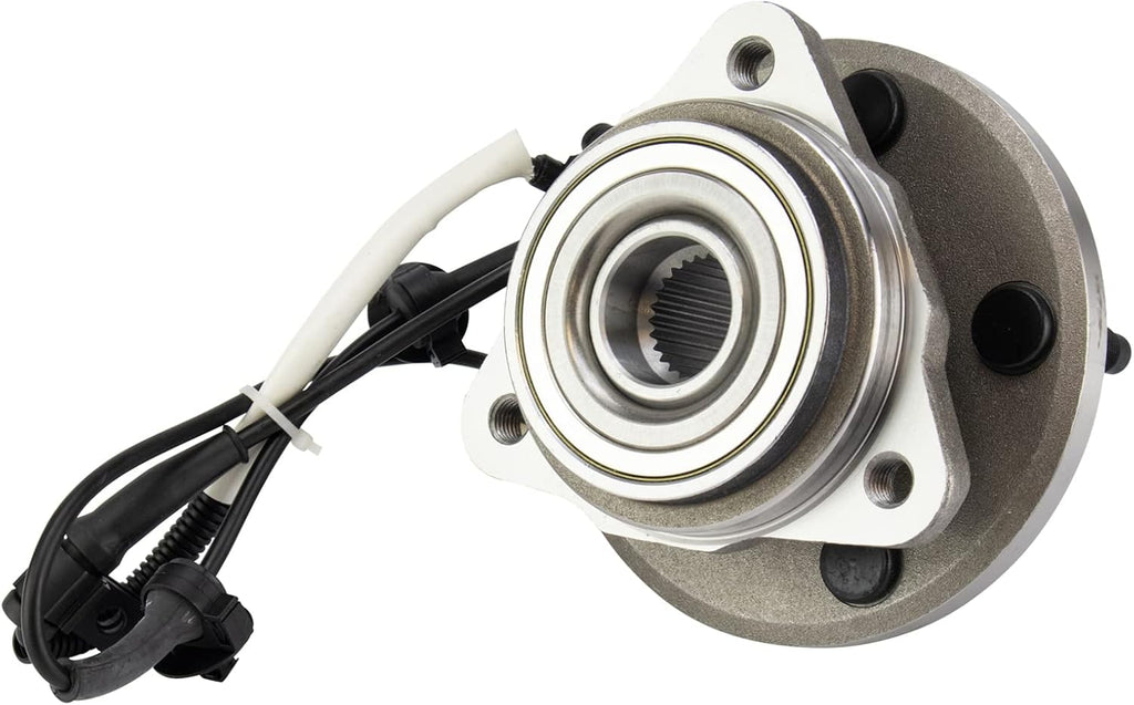 TRQ Front Left and Right Wheel Bearing and Hub Assembly Set 2 Piece Compatible with 10-11 Ford Ranger 4WD 09 Ranger 4WD from 9-14-09 Production Date 03-04 Mazda B4000 SE 05-09 B4000