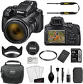 Nikon COOLPIX P1100 Superzoom Digital Camera | 125x Optical Zoom with Image Stabilization Bundle with 64GB Card + Tiffen UV Filter + KC-25 Camera Bag + Cleaning Kit + Cap Keeper + Microfiber Cloth