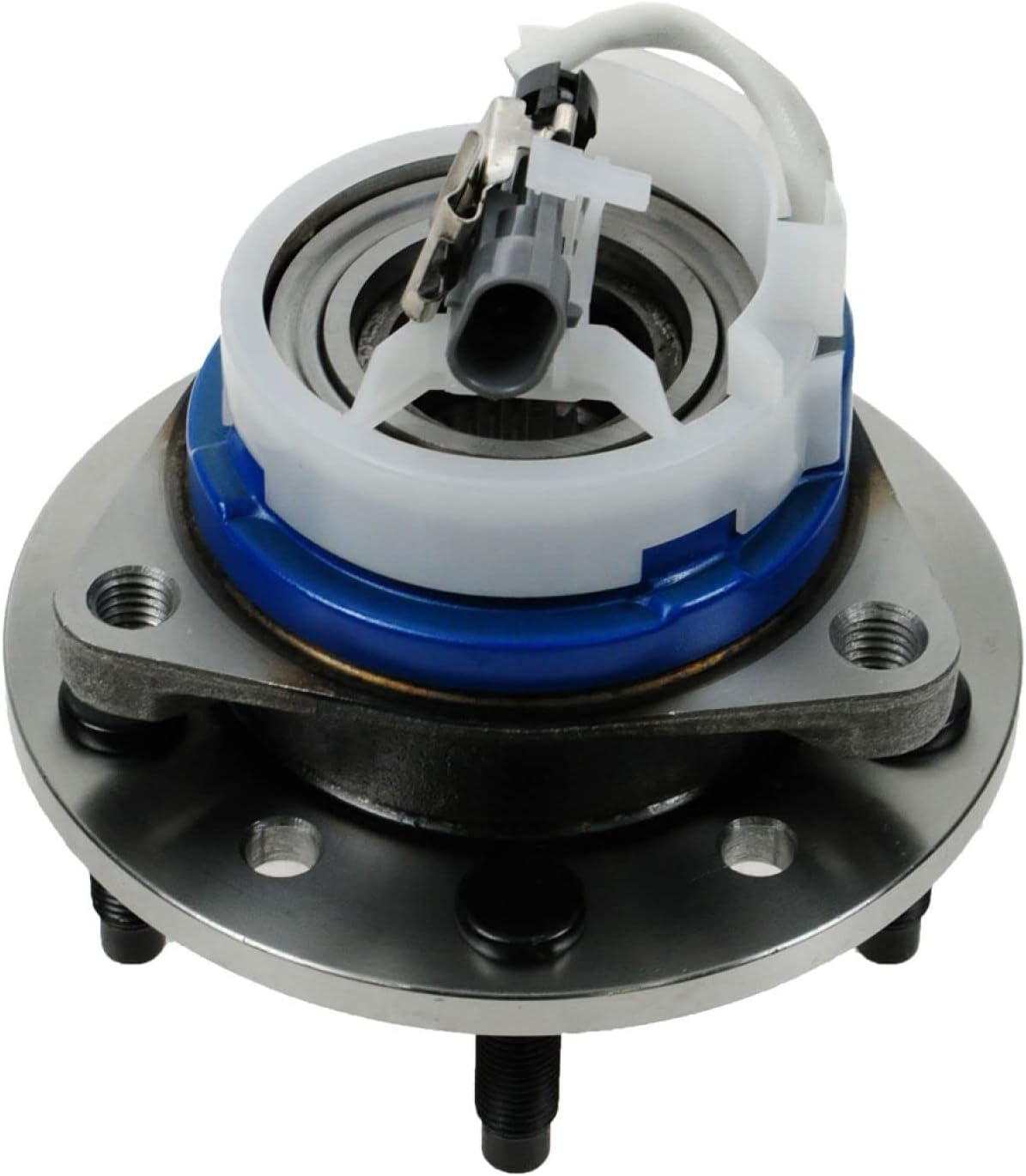 TRQ 2 Piece Front Rear Wheel Bearing & Hub Assembly Set Compatible with 2004-2005 Chevrolet Classic 2001-2003 Malibu 1999-2004 Oldsmobile Alero 1999-2005 Pontiac Grand Am