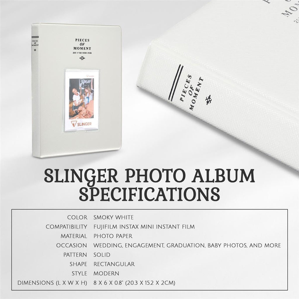 Instax Fujifilm Instax Mini Instant Camera Film: 100 Shoots Total, (10 Sheets x 10) Bundle with Slinger 64 Pocket Mini Instax Photo Album - Capture Memories Anytime, Anywhere