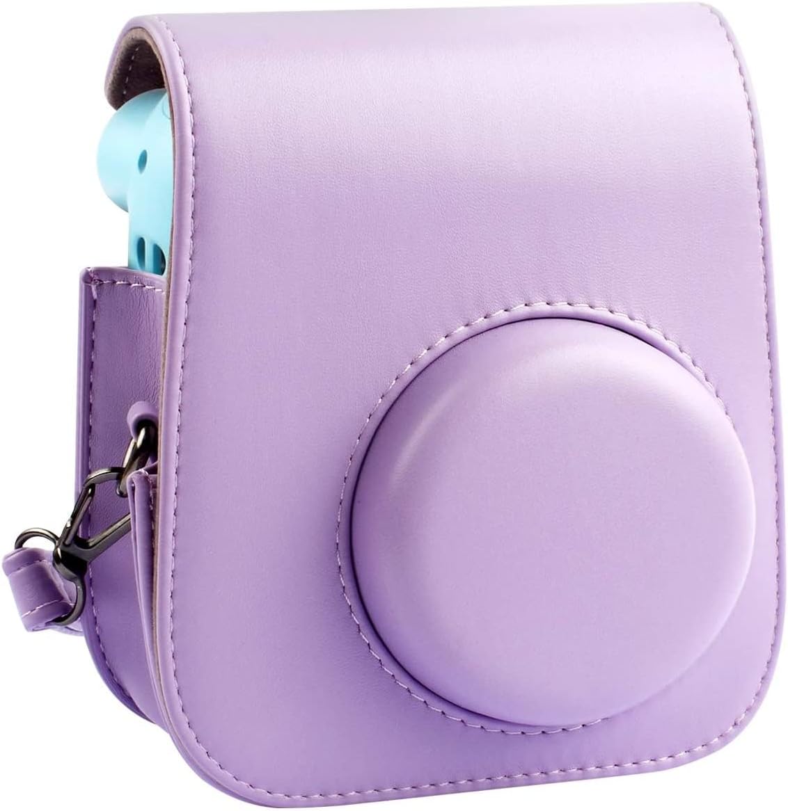 Fujifilm Instax Mini 12 Instant Camera + Pro Design Protective Case & Magnetic Lucite Frames, 20 Sheets (Lilac Purple)