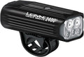 LEZYNE Mega Drive Bicycle USB Rechargeable Durable Weather-Resistant IPX7 White LED Front Light with Multiple Solid & Flash Modes | Integrated Silicone Rubber Strap Mount | 2400/1800 Lumens Options