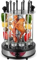 Electric Vertical Rotating Barbecue Grill - Smokeless Automatic Rotisserie for Kebab, Skewers & Roast, Ideal for Home Parties(Size:280mm)