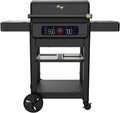 Current® Model G+ Dual Zone Electric Grill, Smart Electric Outdoor Grill with 200-700°F Range for Searing & Roasting, Independent Heat Zones, Apartment-Friendly & Weather-Resistant, Eclipse