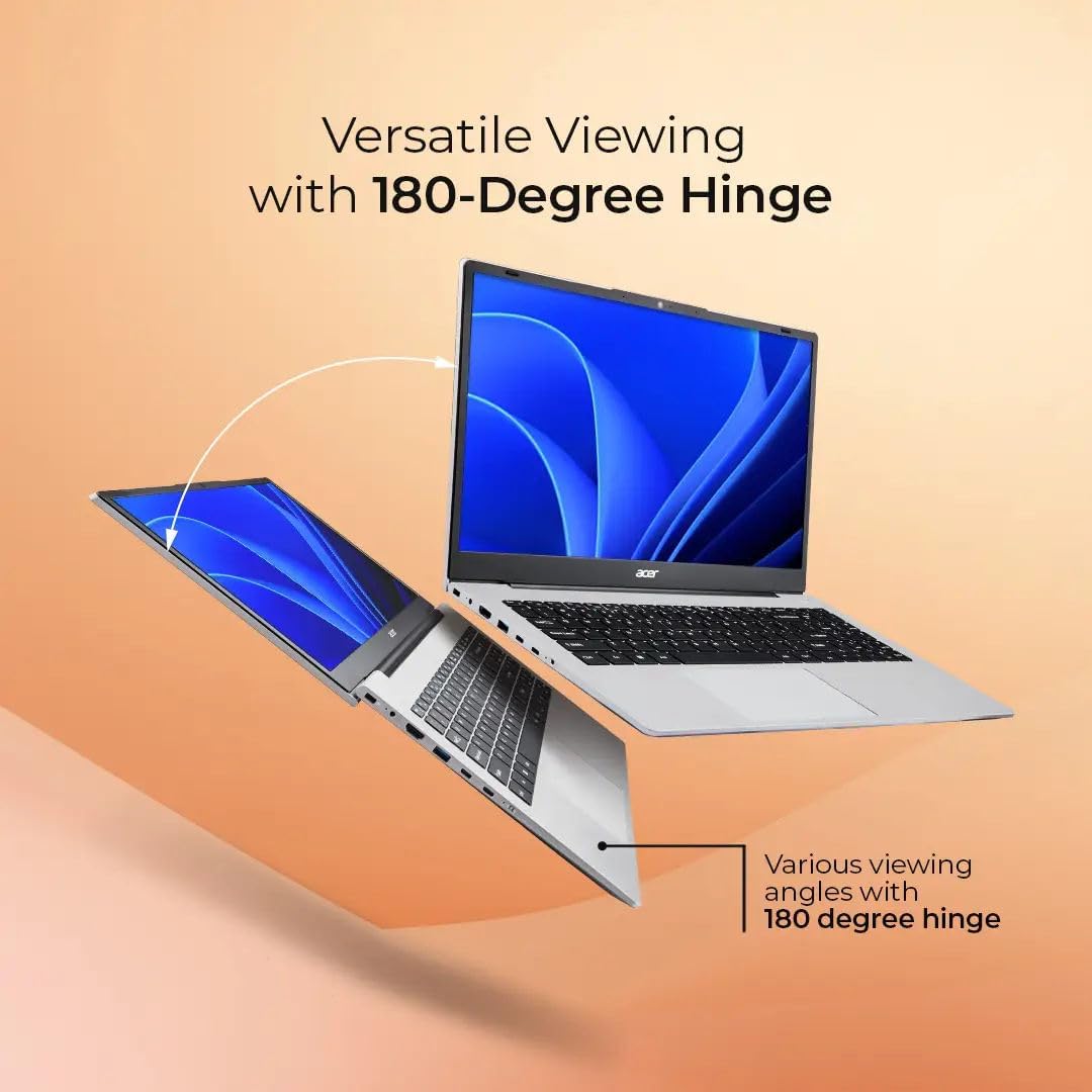 acer Aspire 3 Laptop, 15.6' FHD 1920 x 1080 Display, 32GB RAM 1TB SSD, AMD Ryzen 5 Series Processor, WiFi 6, Windows 11 Pro, HD Camera, Backlit Keyboard, Up to 8 Hours Battery Life