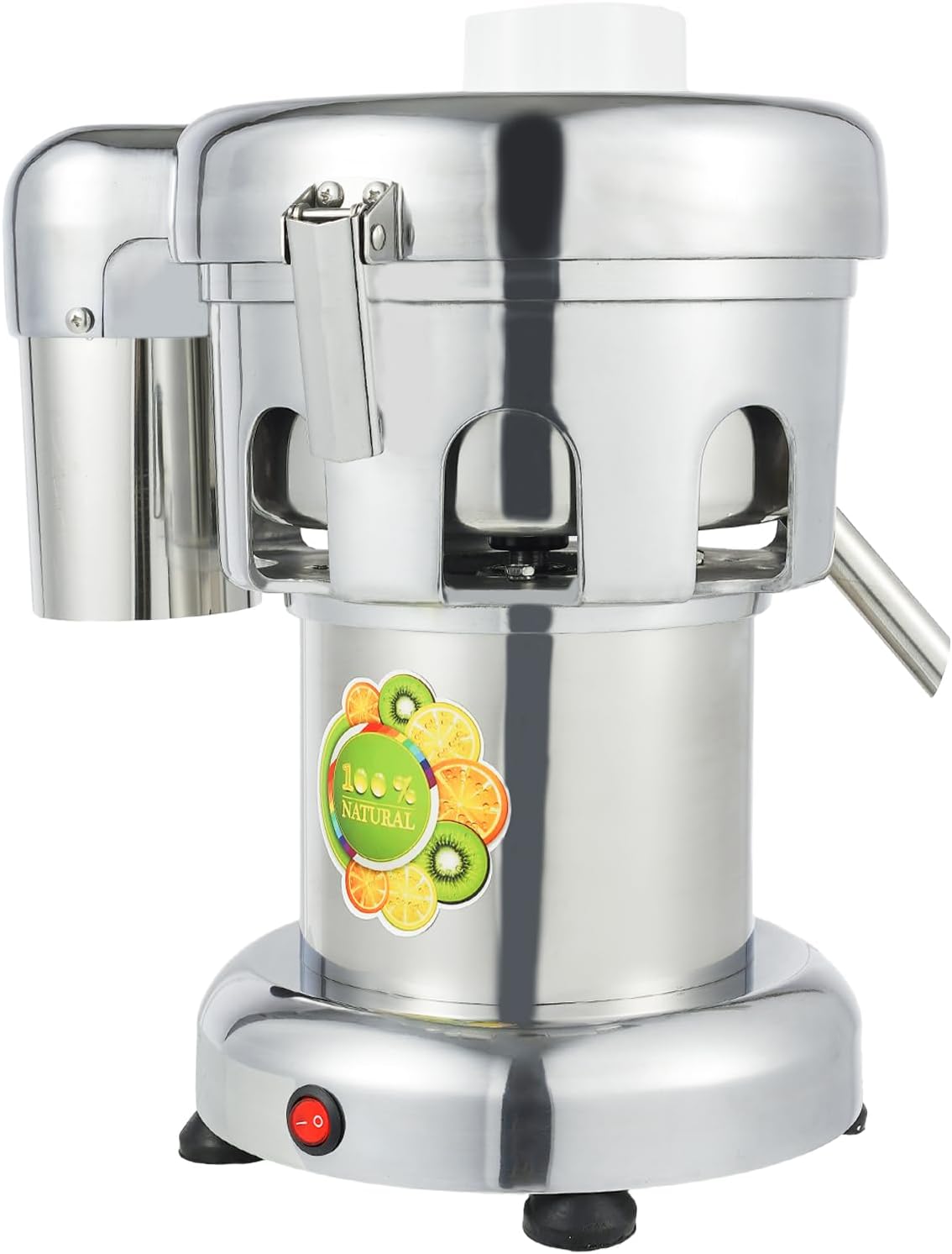 Commercial Juice Extractor Juicer Machine Electric Fruit and Vegetables Juice Maker Stainless Steel Constructed Centrifugal Juice Extractor Juice Press Machine 2800r/min 370W