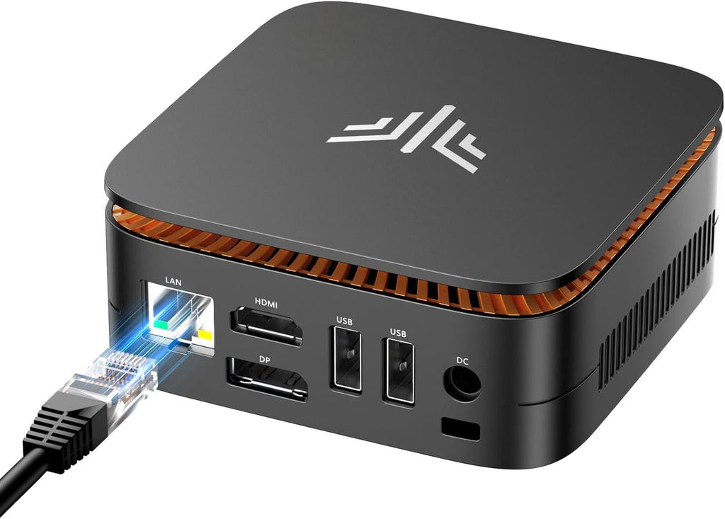 KAMRUI N150 Mini PC, Small Form Factor PC with 16GB DDR4 512GB M.2 SSD, Mini Computer for Business, Office, Home