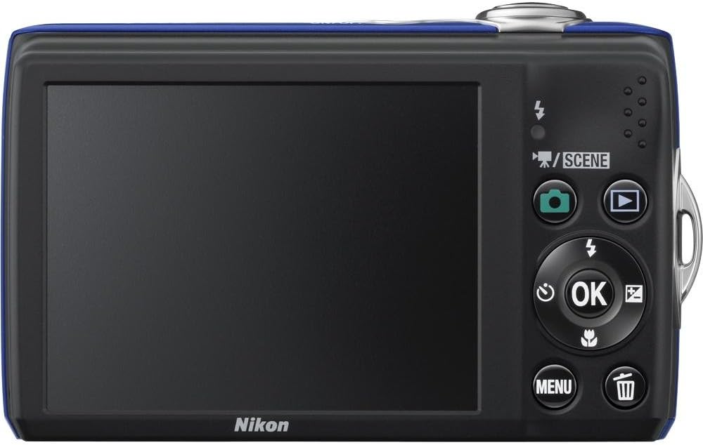 Nikon Coolpix L22 12 MP Digital Camera with 3.6x Optical Zoom and 3.0-Inch LCD (Blue)