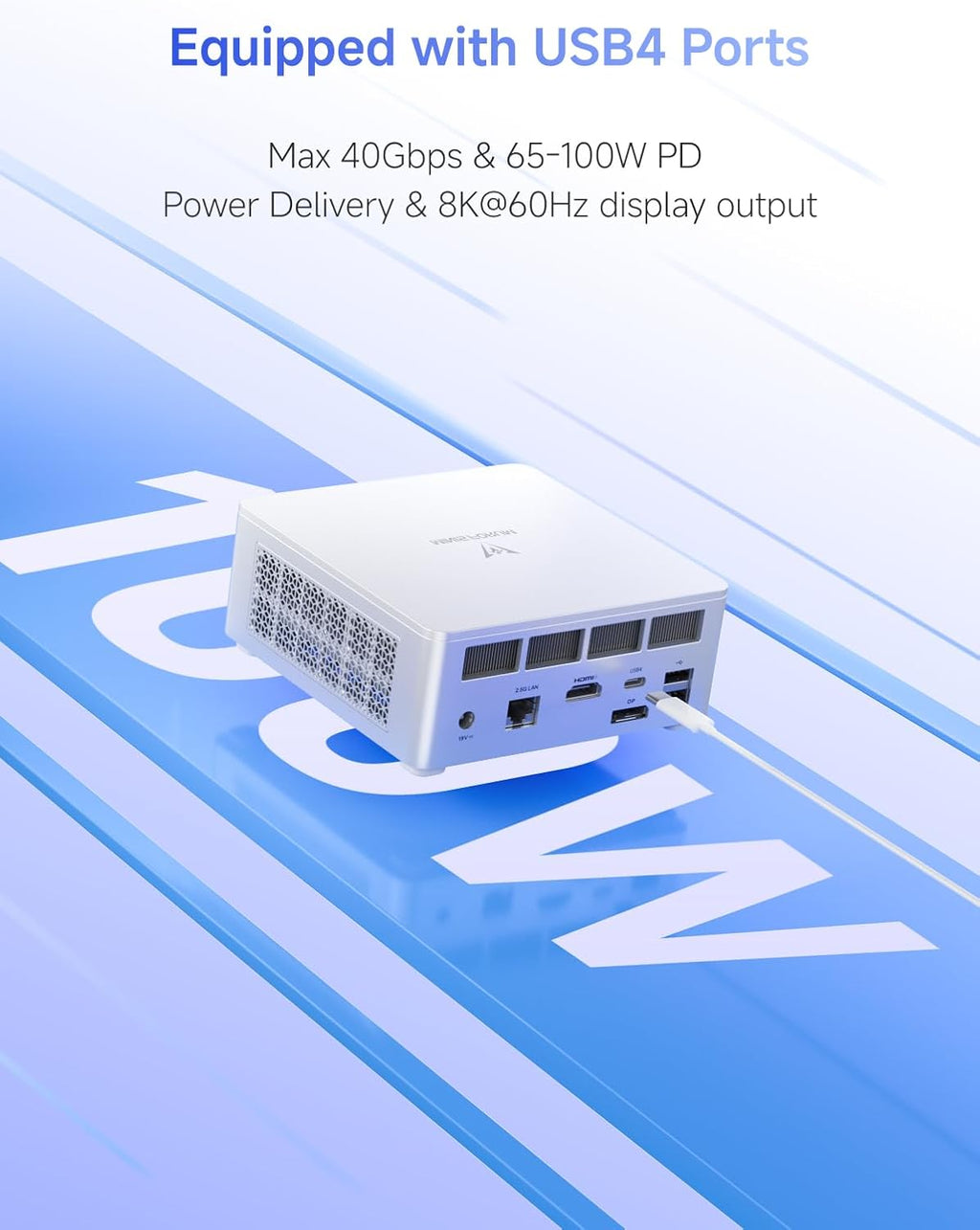 MINISFORUM UM870 Slim Mini PC AMD Ryzen 7 8745H (8C/16T), Mini Desktop Computer 32GB DDR5 RAM 512GB SSD, USB4/HDMI2.1/DP 8K@60Hz Output, 4X USB Ports, 2.5G LAN, WiFi6E, BT5.3, AMD Radeon 780M Graphics