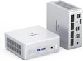 MINISFORUM UM880 Plus Mini PC AMD Ryzen 7 8845HS(8C/16T, up to 5.1GHz), 32GB DDR5 1TB PCIe4.0 SSD, HDMI+DP+USB4 Triple Outputs, OCuLink Port, 2.5G LAN, 5x USB Port, Radeon 780M Graphics Micro Computer