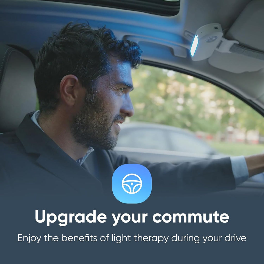 Luminette Drive® - First 2-in-1 Light Therapy Lamp - Enjoy The Benefits of Light Therapy in Your Car or at Your Computer