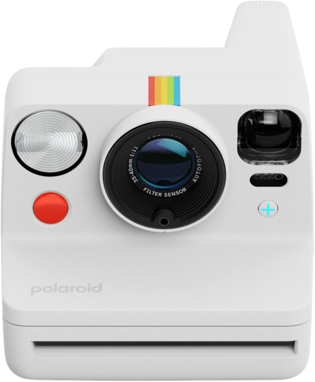 Polaroid Now+ Gen 3 Instant Camera, White + Color Film Pack (8 Photos)