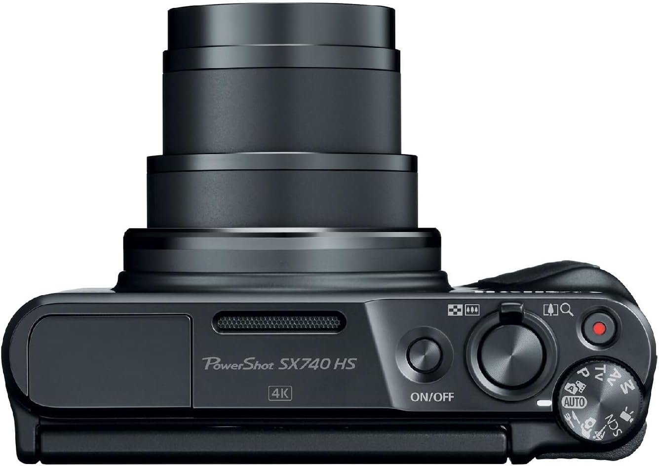 Canon PowerShot SX740 HS, Point and Shoot Digital Camera, Optical Zoom, 4K Video, Black