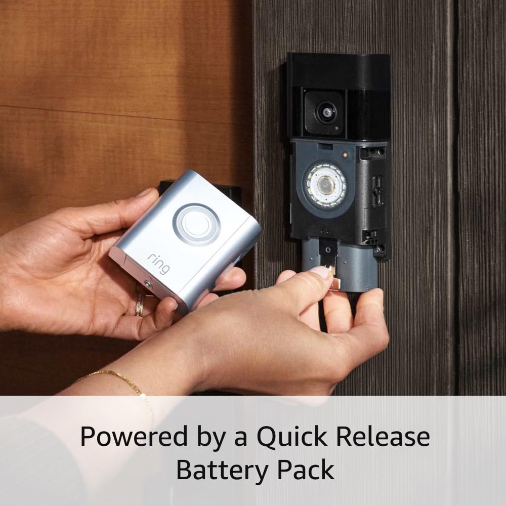 Ring Battery Doorbell Pro with Ring Floodlight Cam Wired Pro