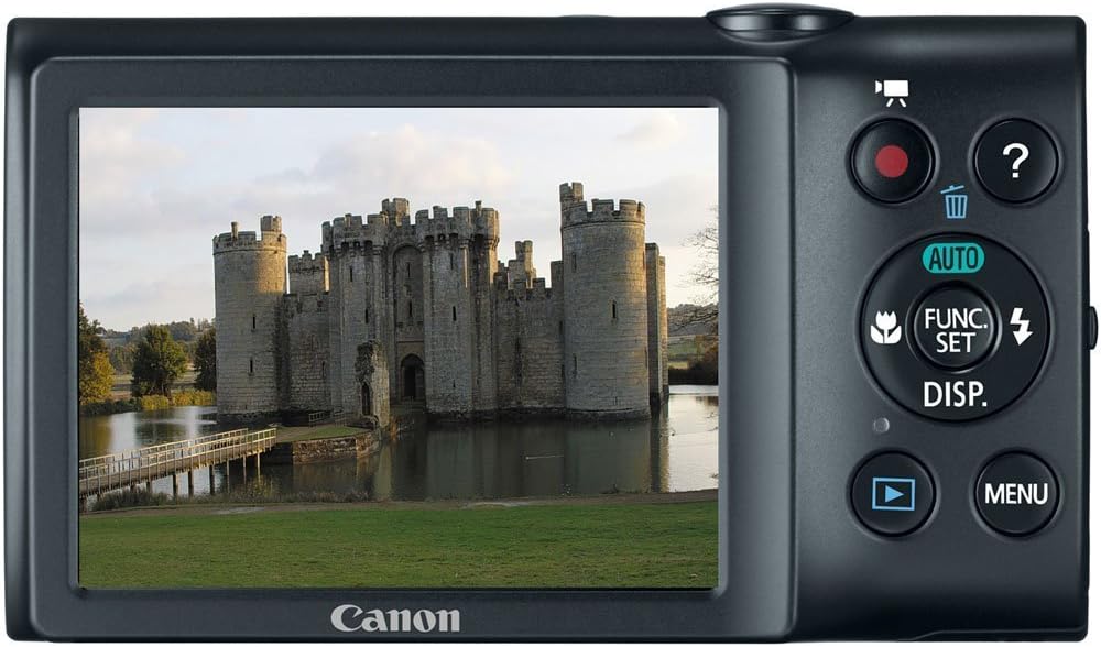 Canon PowerShot A2400 is 16.0 MP Digital Camera with 5X Optical Image Stabilized Zoom 24mm Wide-Angle Lens with 1080p Full HD Video Recording and 3.2-Inch Touch Panel LCD (Pink)