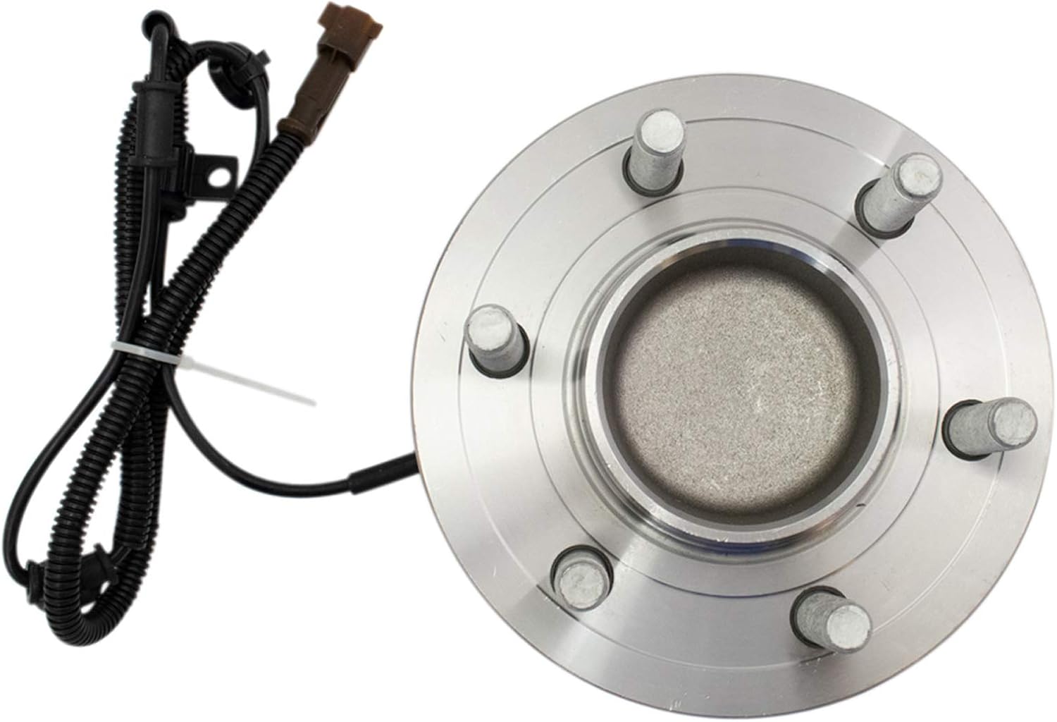 TRQ Front Driver and Passenger Side Wheel Bearing and Hub Assembly Set 2 Piece Compatible with 2015-2017 Ford F-150 RWD