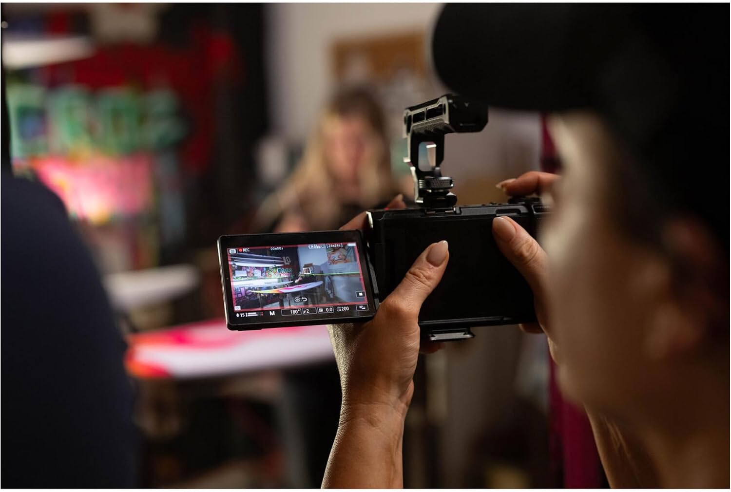 Nikon RED Z Cinema | ZR Cinema Camera | 32-Bit Float Audio RED Color Science 6K Full-Frame Camera Body with 4' DCI-P3 Monitor and 24-50mm Zoom Lens