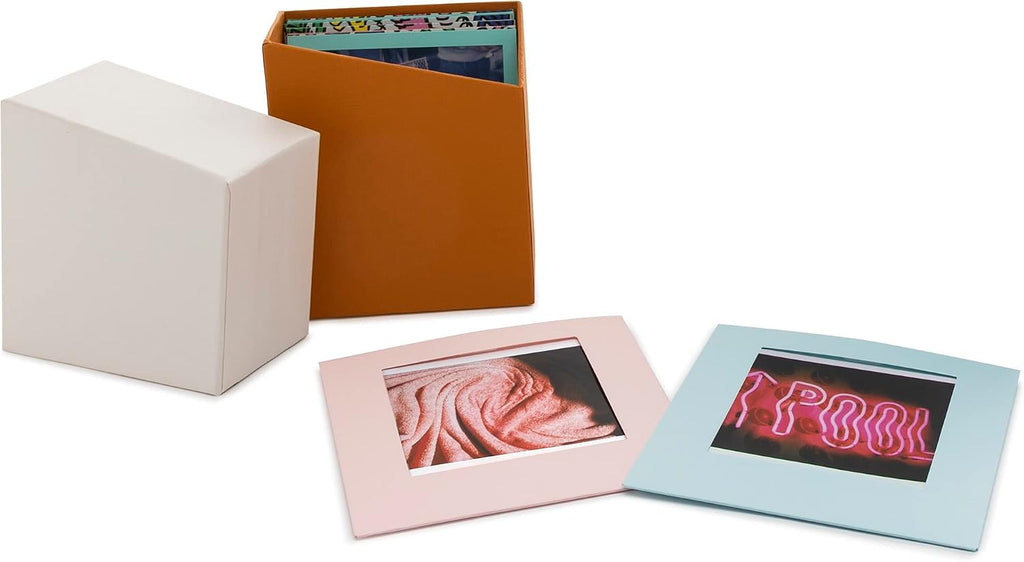 Polaroid Originals Go Instant Camera (White) Bundle with Film Double Packs and PhotoBox Kit (3 Items)