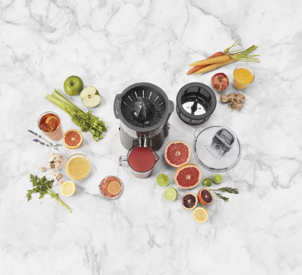 Cuisinart CJE-2000 Combo Juice Extractor/Citrus Juicer, Black