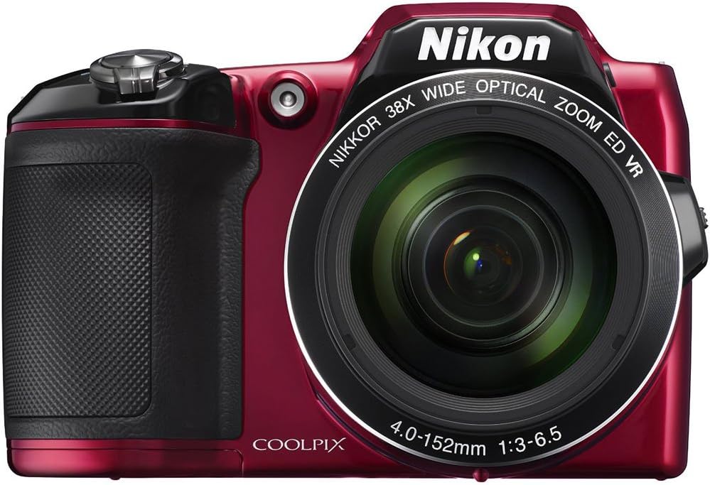 Nikon COOLPIX L840 Digital Camera with 38x Optical Zoom and Built-In Wi-Fi (Red)