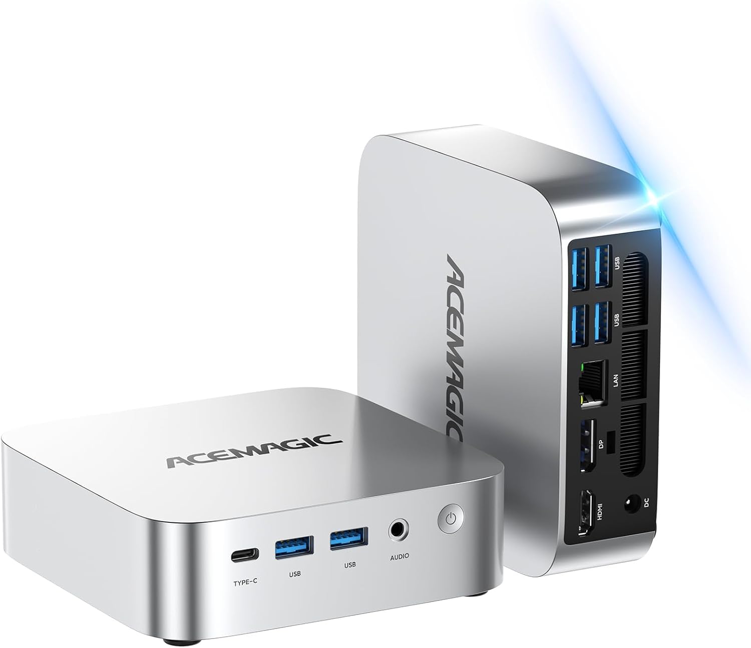 ACEMAGIC Mini Pc Windows 11 Pro, AMD Ryzen 4300U Processor up to 3.7 GHz Mini Computers, 16GB DDR4 512GB SSD, 4K Triple Display WiFi5 BT4.2 VESA Micro Small Pc for Business and Home, Mini Desktop