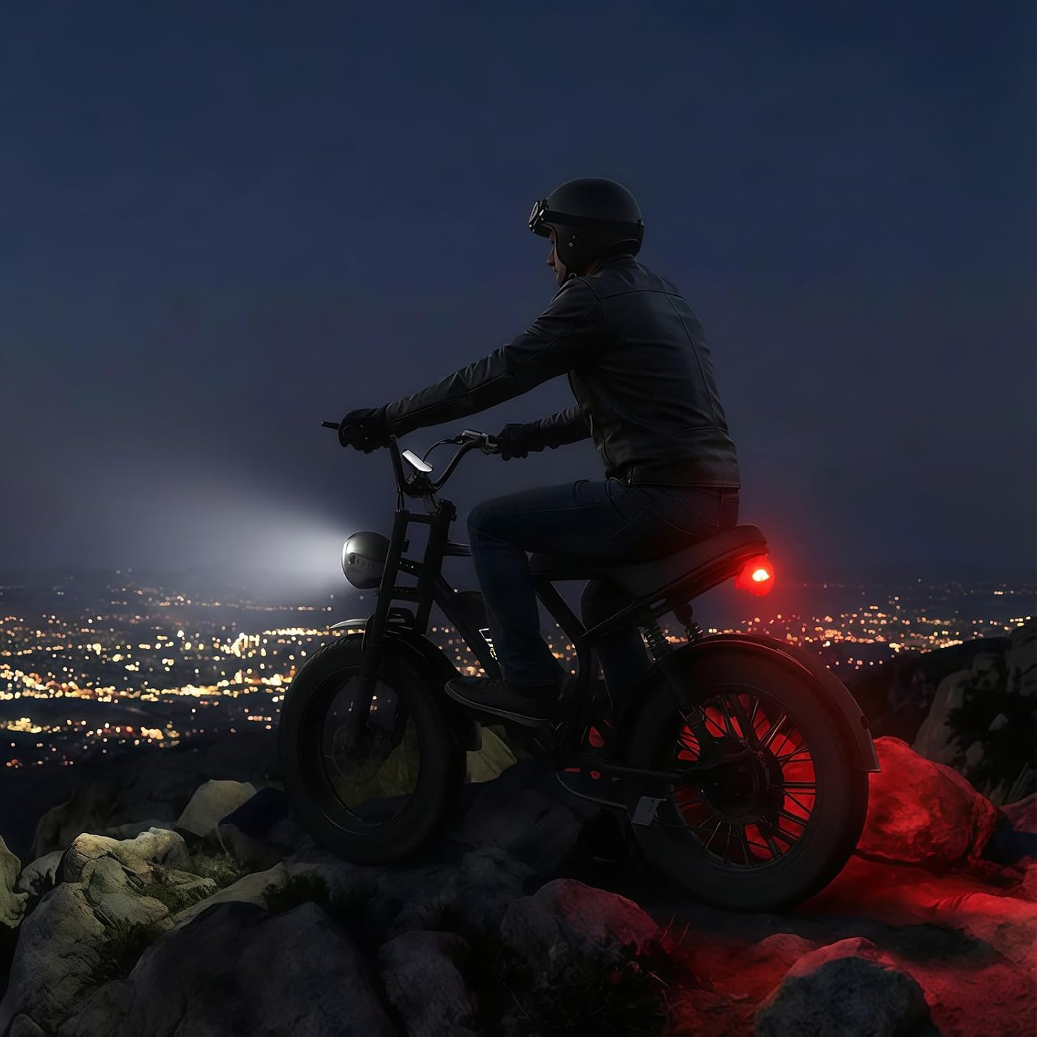 Likebike Electric Bike for Adults 1500W/2000W/3000W Peak,32/36/47MPH 20' Fat Tire Ebike, 48V 20AH/23AH/33Ah Removable Battery 7-Speed Full Suspension Mountain Bike Off Road Hydraulic Disc Brake