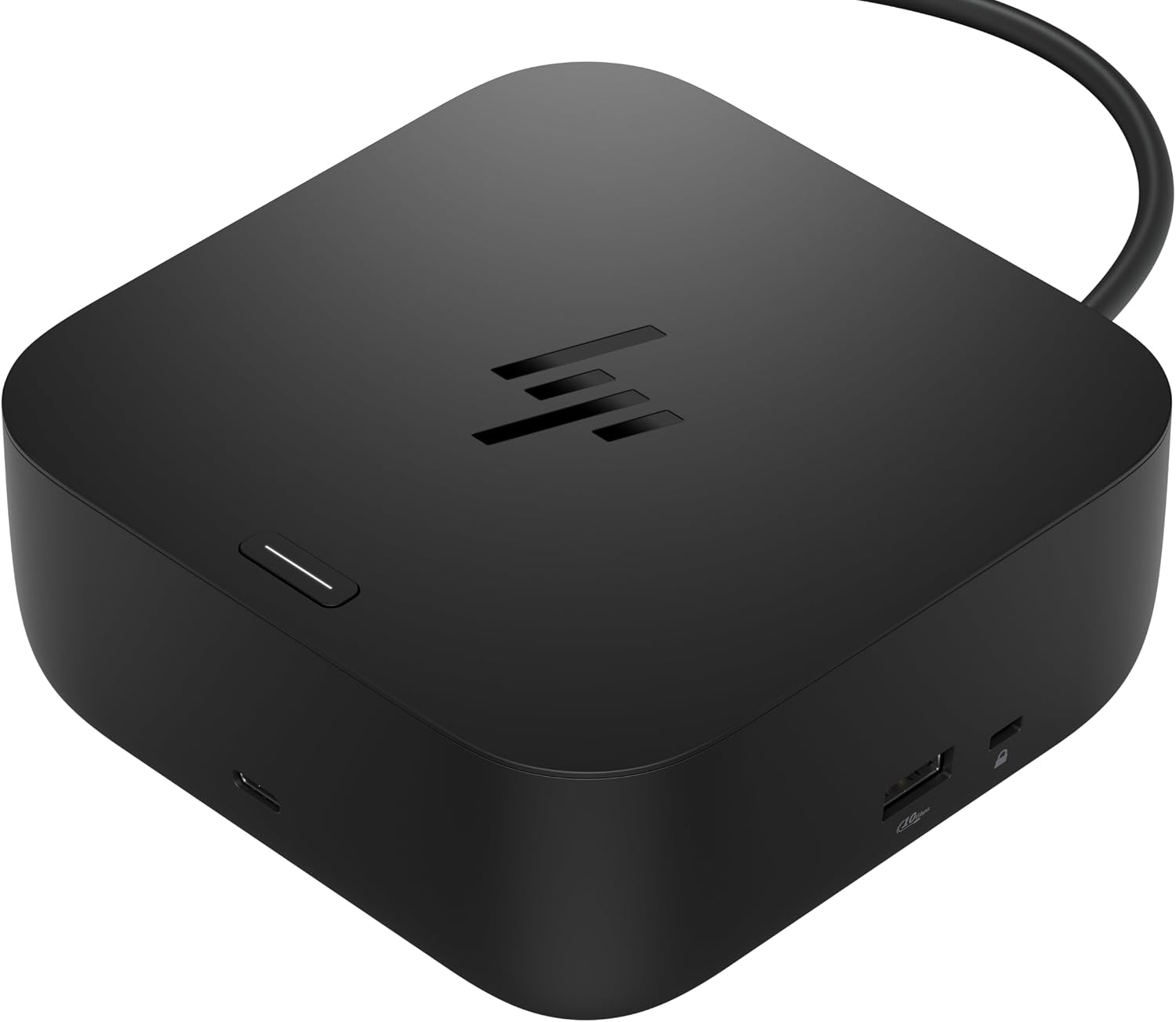 HP USB-C 100W G6 Dock, Future-Proof Design with Ambient LED Lighting and On-Screen Display Notifications, Additional USB-C Ports, Upgraded HDMI 2.1 Port, Upgraded to 120Hz Refresh Rate