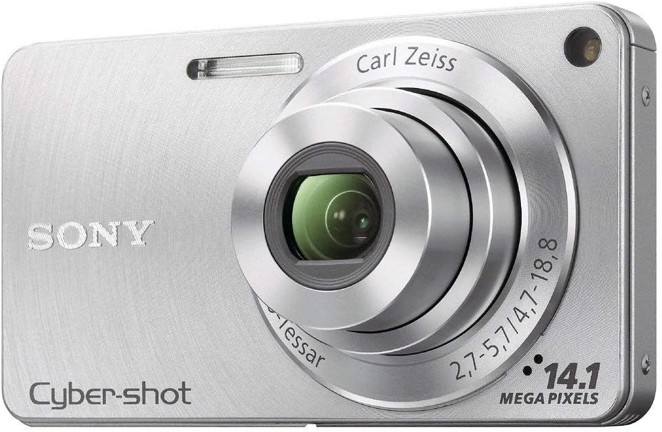 Sony DSC-W350 14.1MP Digital Camera with 4x Wide Angle Zoom with Optical Steady Shot Image Stabilization and 2.7 inch LCD (Silver)