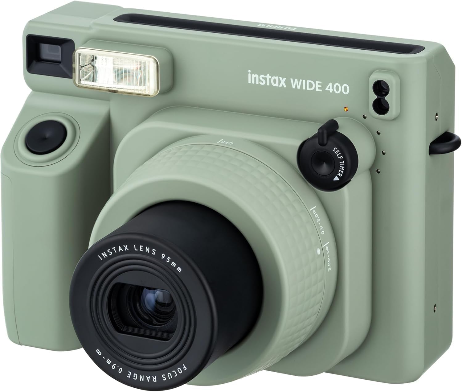 Fujifilm INSTAX Wide 400 Instant Camera - Sage Green (Camera w/ 4 Wide Twin Packs)