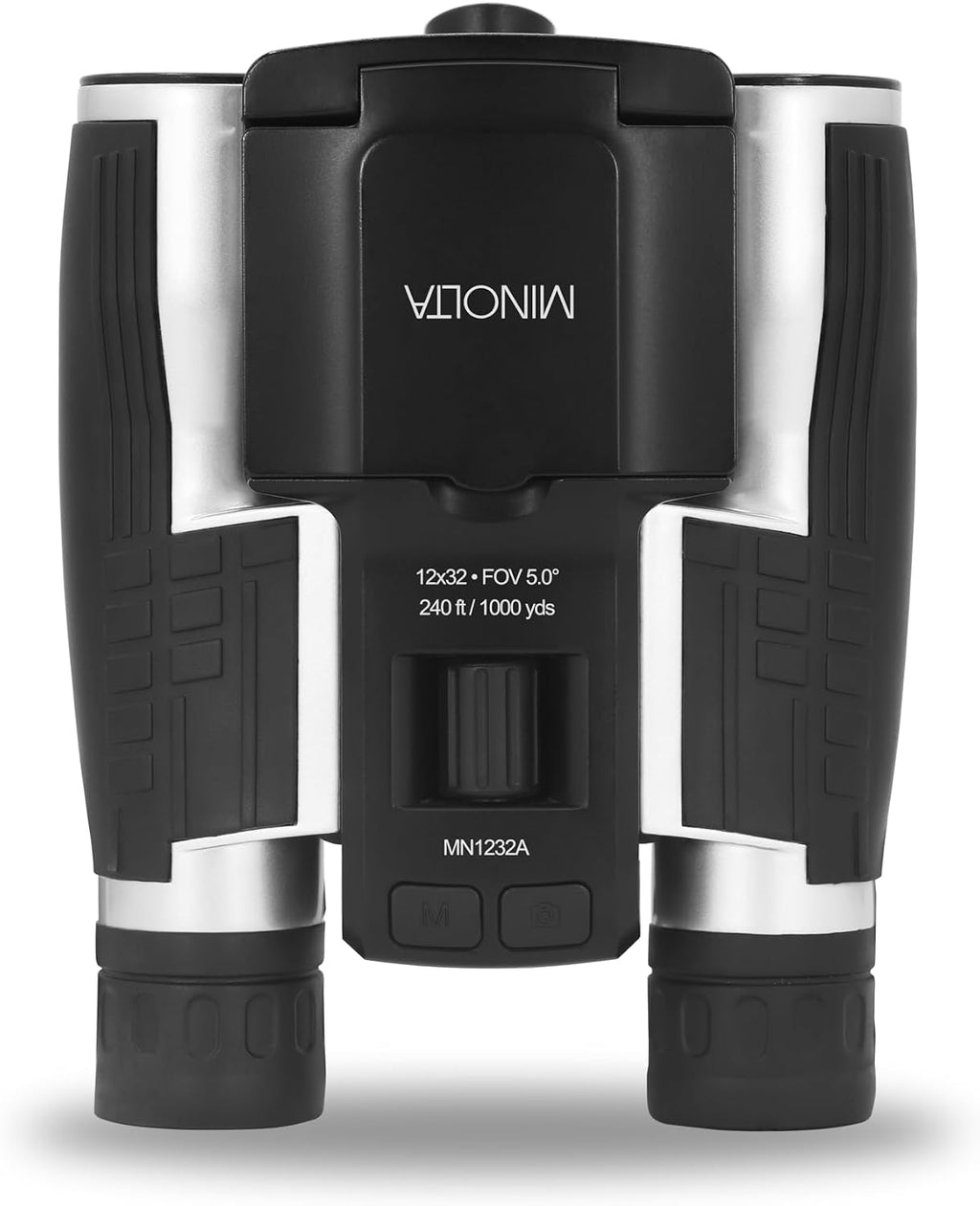 Minolta 12x32 Digital Binoculars - 4K UHD Video Camera, 48MP Photo, 8X Digital Zoom, IPS Anti-Glare Screen, Fog-Resistant Optics, Compact, Ideal for Birdwatching & Travel Hunting