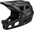 Lixada Adult Bike Helmet, Full Face Mountain Bike Helmet Lightweight Bicycle Helmet with Pads & Visor, Comfort Cycling Helmet Racing Downhill MTB Helmet for Men Women