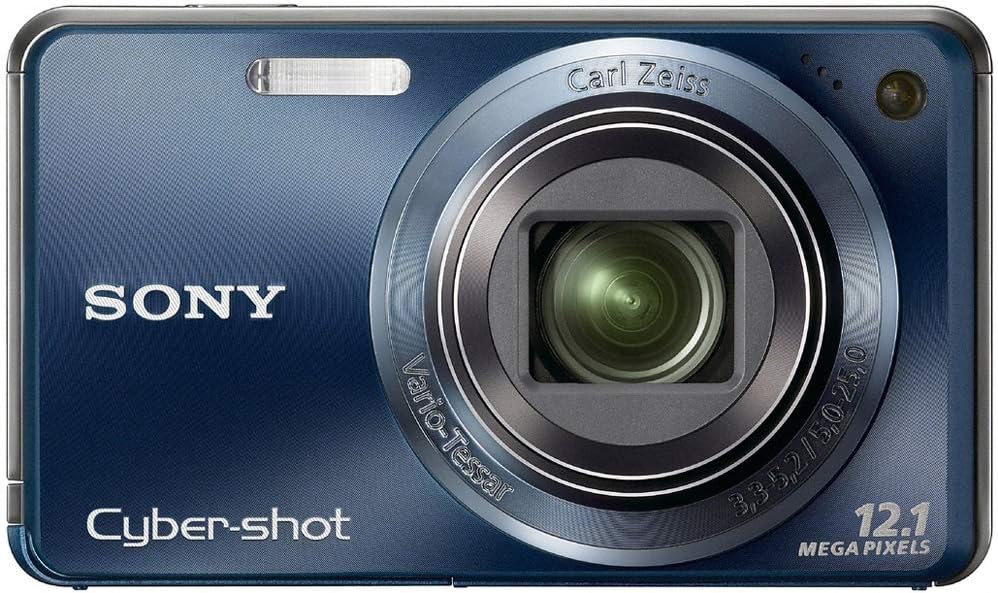 Sony Cyber-shot DSC-W290 12 MP Digital Camera with 5x Optical Zoom and Super Steady Shot Image Stabilization (Dark Blue) (OLD MODEL)
