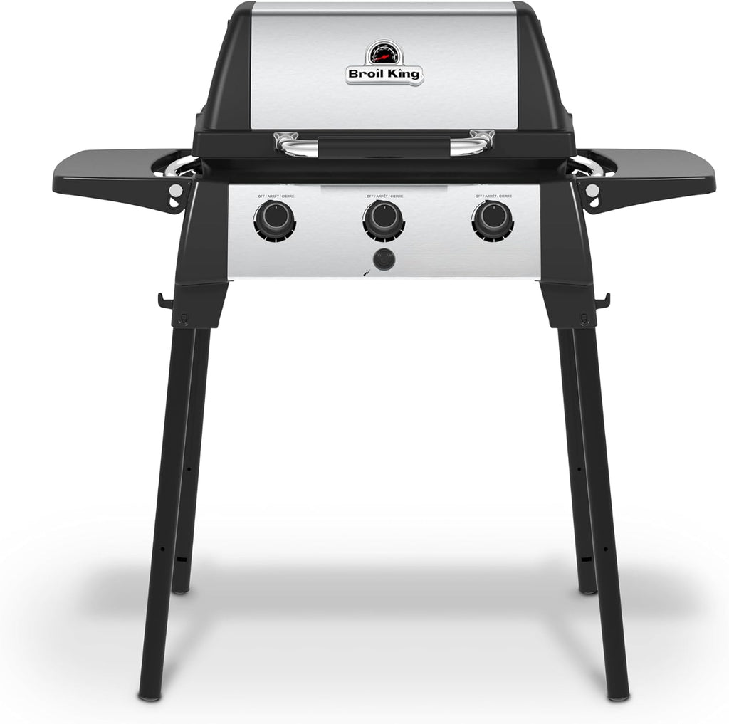 Broil King 952654 Porta-Chef 320 Portable Propane Grill in Stainless Steel and Black