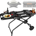 Outdoor Grill Stand for Weber Q1200, Q1000, Q2200, Q2400, Portable Grill Cart for Blackstone 17'& 22' Table Top Griddles, for Weber Grill,Griddle Stand for Blackstone,for Travel and Camping