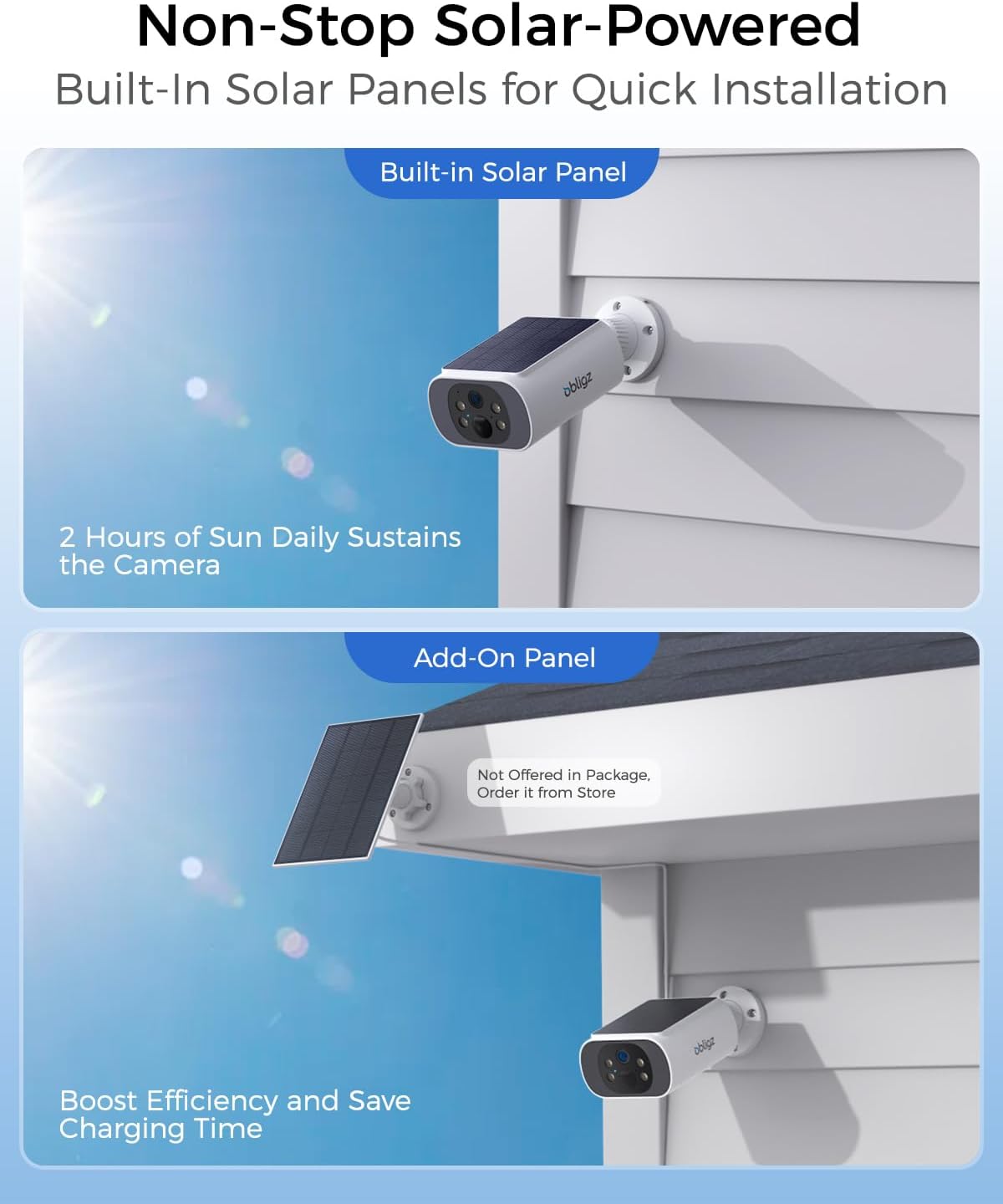 Solar Security Cameras Wireless Outdoor, 4MP Cameras for Home Security Camera System, 64GB Local Storage, No Subscription, Easy Setup, Color Night Vision, 2.4 & 5G WiFi, 4-Cam Kit