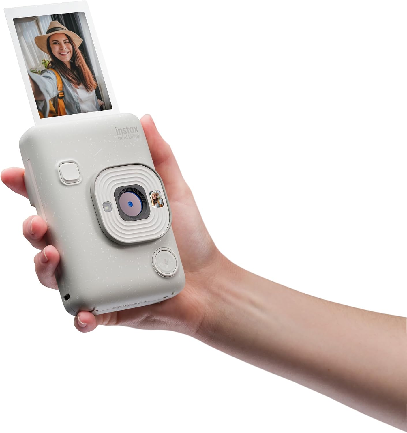 Fujifilm INSTAX Mini LIPLAY Hybrid Instant Camera - Misty White