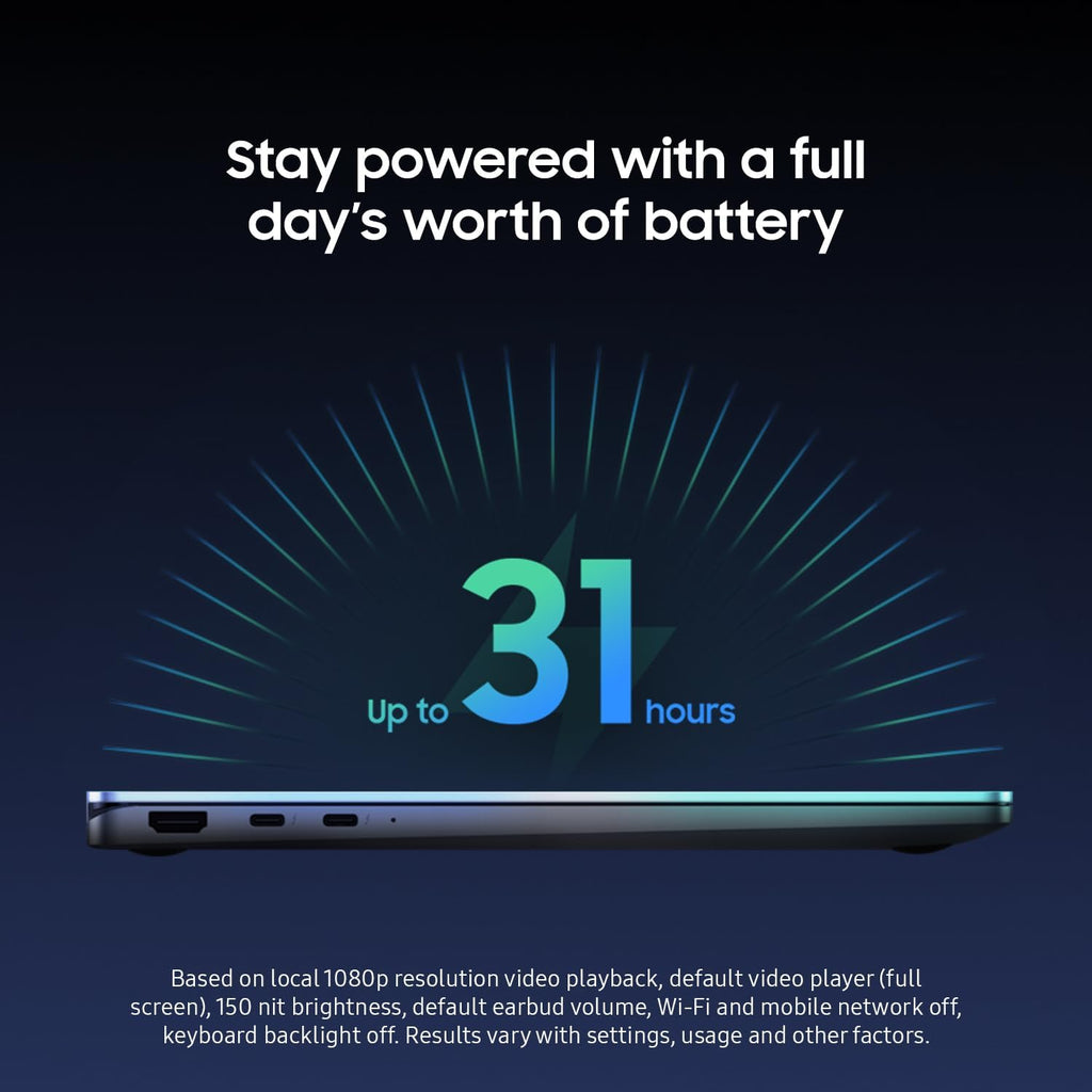 Samsung 15.6' Galaxy Book5 360 Copilot AI Laptop PC Computer, FHD AMOLED Touchscreen, 16GB / 512GB, Dolby Atmos Quad Speakers, All-Day Battery Life, NP750QHA-KA1US