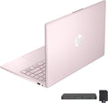HP Stream 14' HD BrightView Laptop, Intel Processor N150, 16GB RAM, 288GB Storage (128GB UFS + 160GB SSD Docking Station Set), Intel Graphics, HD Webcam, Wi-Fi, 1 Year Office 365, Win 11 S, Pink